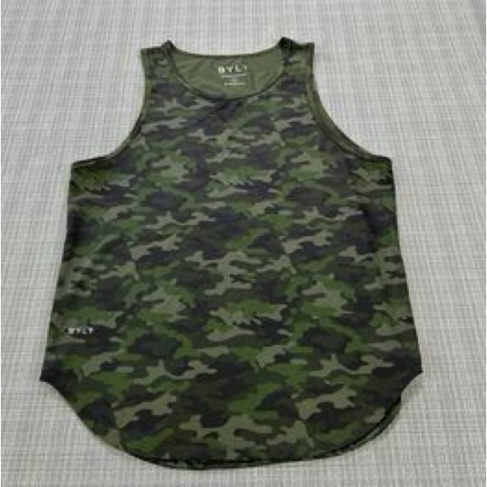 Built Basics Camo Tank Top